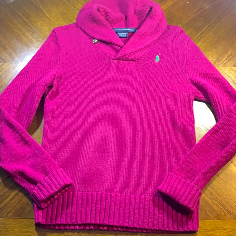 Ralph Lauren sport knit sweater. Sz medium